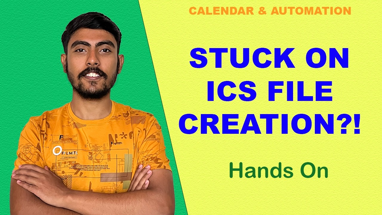 Automate Calendar Invites for Your Users — Generating ICS Files | Hands On