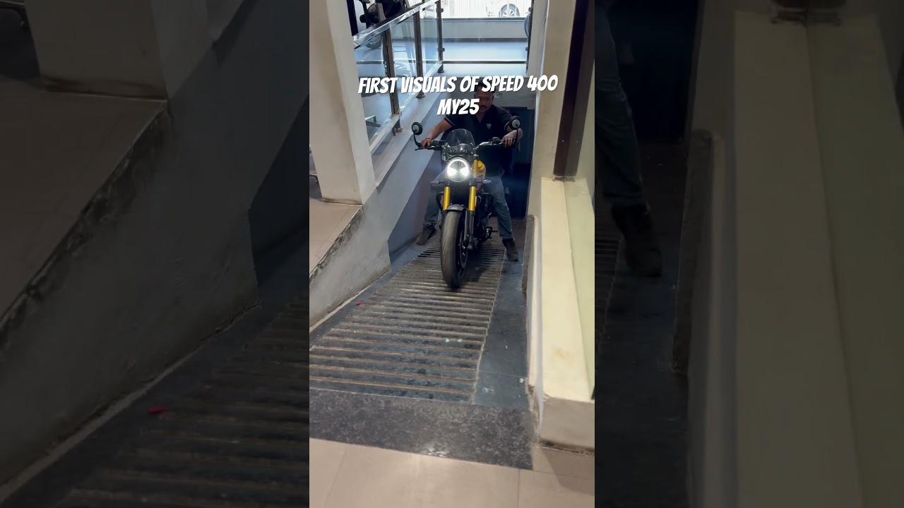 First Visuals of My Triumph speed 400 MY25 