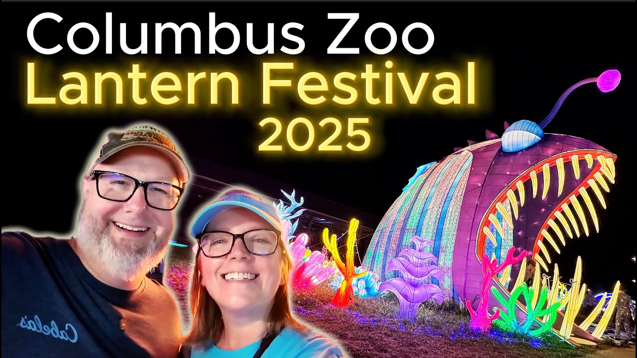 Magical Lanterns & Zoo Animals?! | Columbus Zoo Lantern Festival 2025