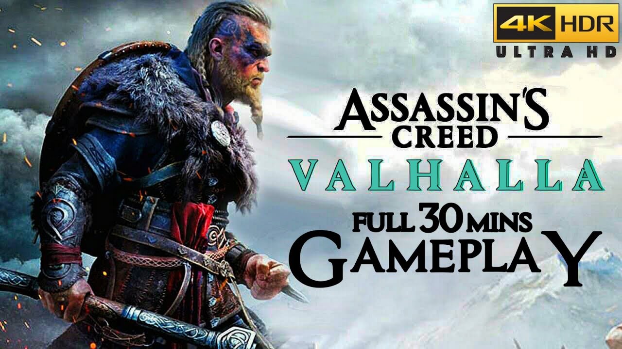 Assassin's Creed Valhalla Full Leaked gameplay in 4K HDR || DEATHWIRE