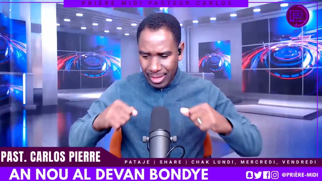 Tanpèt pa la pou lontan | 01/30/2026 | Subscribe and follow I Pasteur Carlos Pièrre I #PrièreMidi