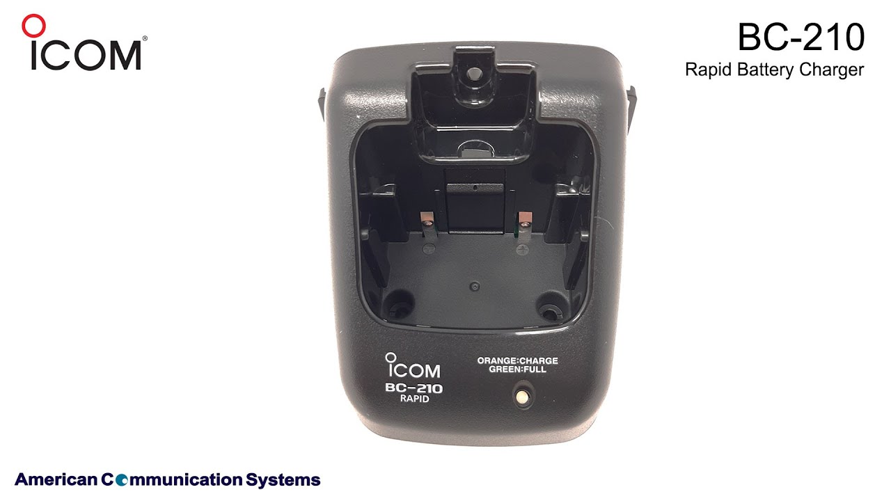 Icom BC-210 Rapid Rate Battery Charger for M72 M73 Radios