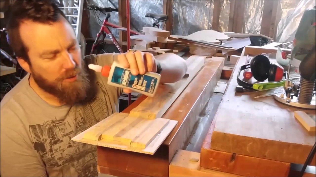 Monster Guitars 020: Neck through Telecaster - Truss rod channel and headstock layer