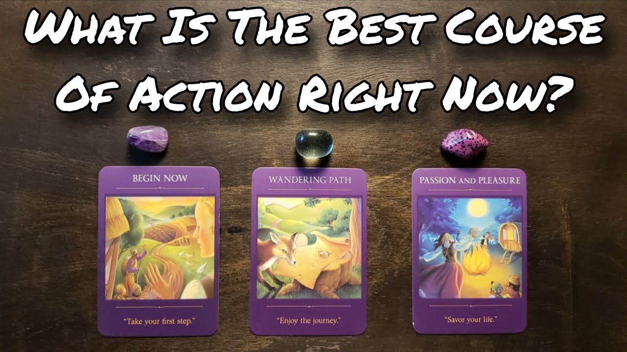 🧝‍♀️🌙 What Is The BEST Course Of ACTION Right NOW! 🔮 Pick A Card Reading 