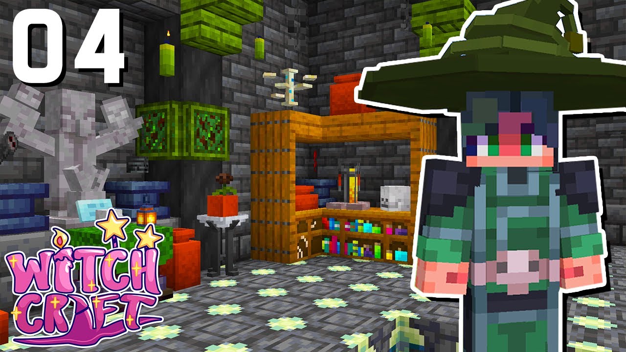 My Secret Curse Dungeon! - Modded Minecraft SMP - Witchcraft - Ep.4