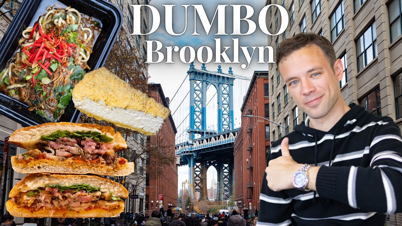 Eating in DUMBO, Brooklyn. NYC. Amazing Food and Hidden Gems