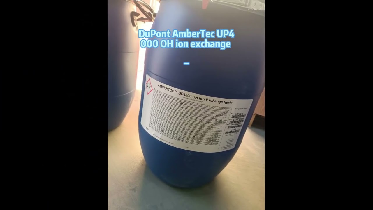 DuPont AmberTec UP4000 OH ion exchange resin shipped to Dongguan City