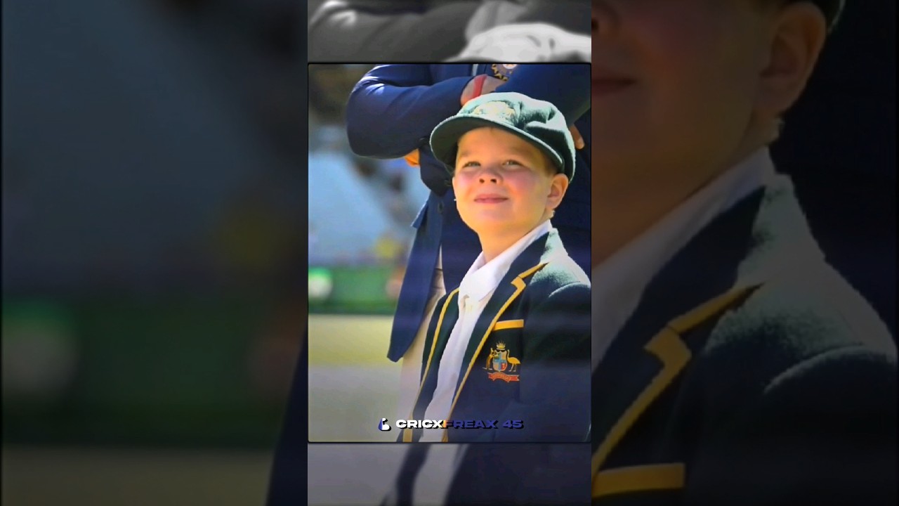 A day in cricket when a 7 year old child with cancer captained whole australia 🥺💔#cricket