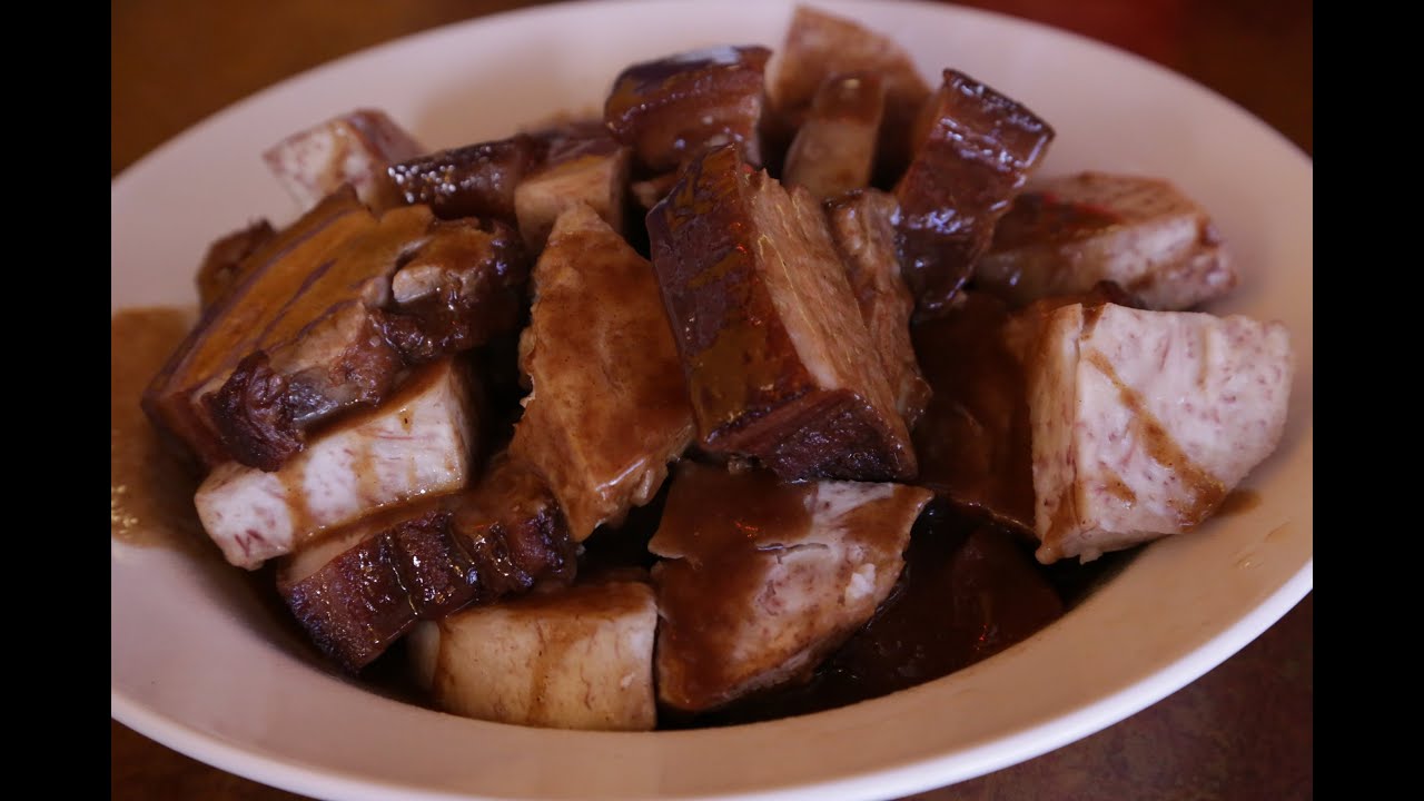 Taro and Porkbelly 客家芋頭扣肉