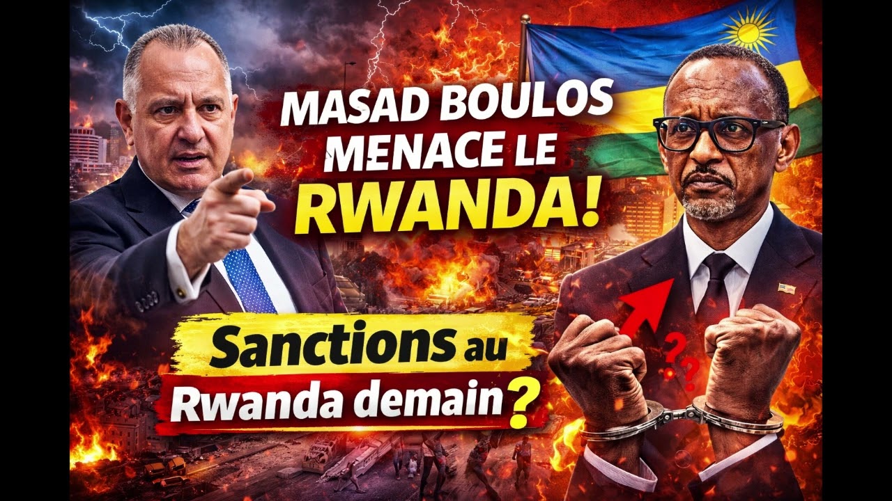 Massad Boulos menace le Rwanda ? Vers des sanctions imminentes ?le message fort de Massad Boulos
