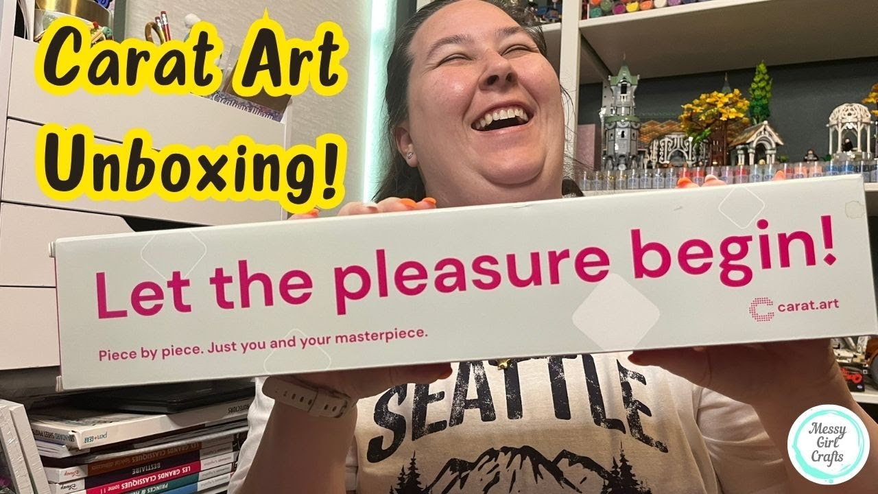 Small Shop Haul – Unboxing 3 Carat Art Diamond Painting Kits!
