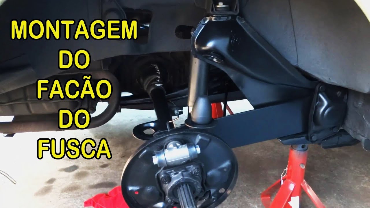 FUSCA 1980 DO ALESSANDRO - MONTAGEM DO FACÃO DO FUSCA (PARTE 11)