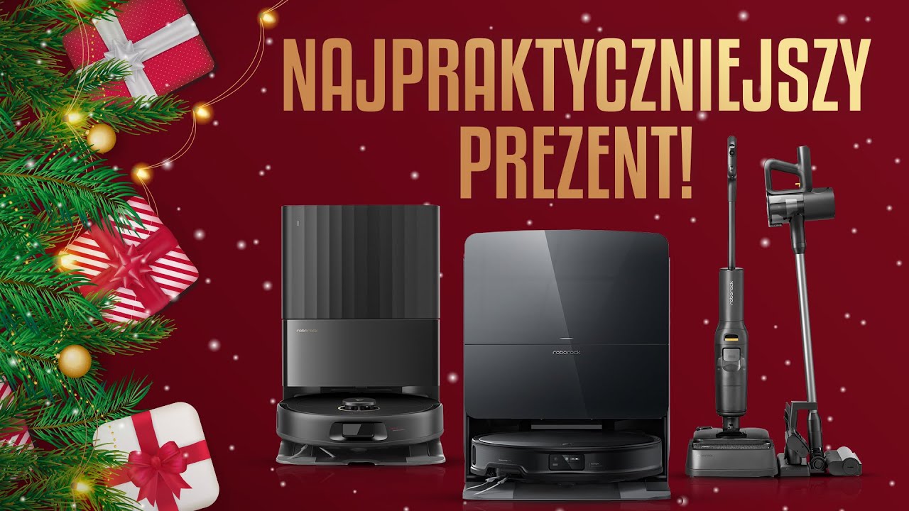 Najlepszy prezent pod choinkę: robot sprzątający Roborock