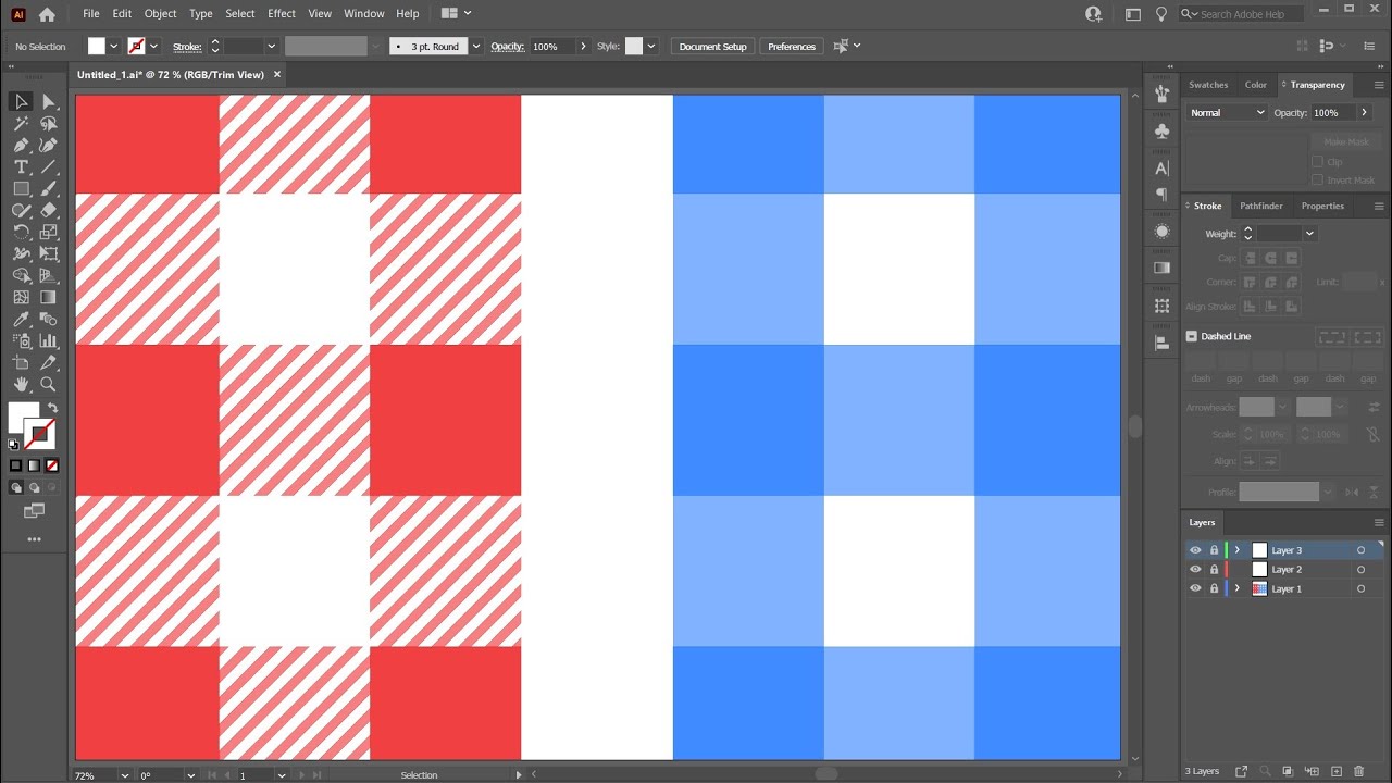 How to Create Gingham and Buffalo Plaid Patterns in Adobe Illustrator