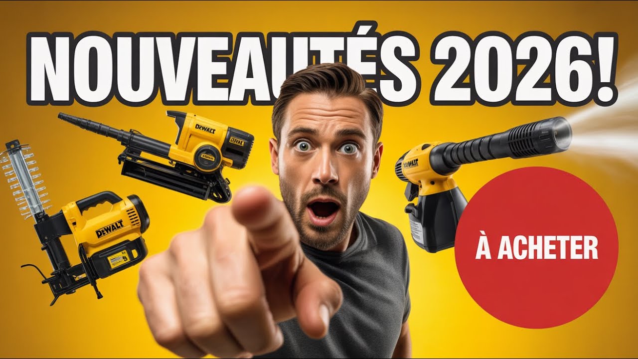 Nouveautés DEWALT 2026 : Top 10 des Outils Indispensables à Acheter Maintenant