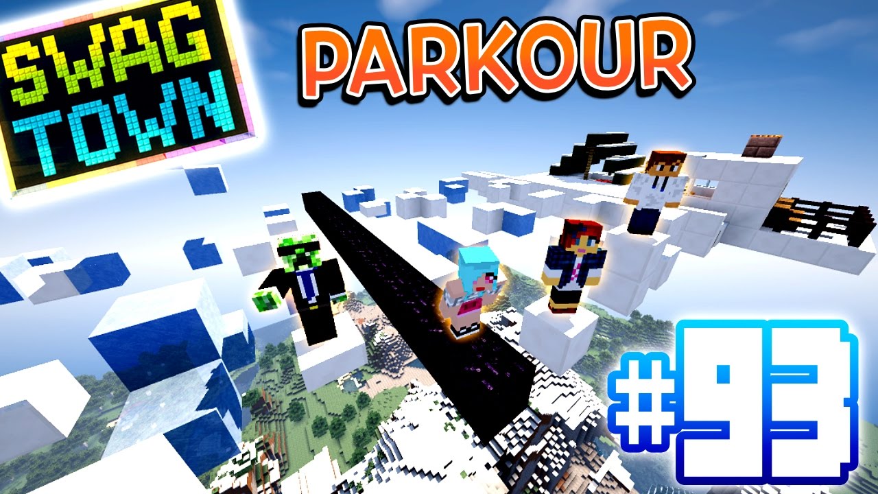 PARKOUR I SKYENE - Swag Town #93 (Norsk Minecraft)
