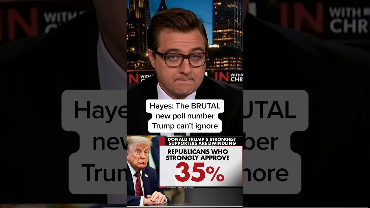 Hayes: The BRUTAL new poll number Trump can&rsquo;t ignore