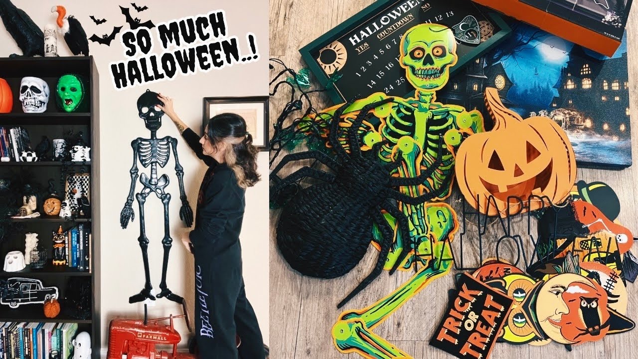 Decorating for HALLOWEEN!🎃(..sorta😉) Spooky Wall Decor for my Spooky Home!🖤✨