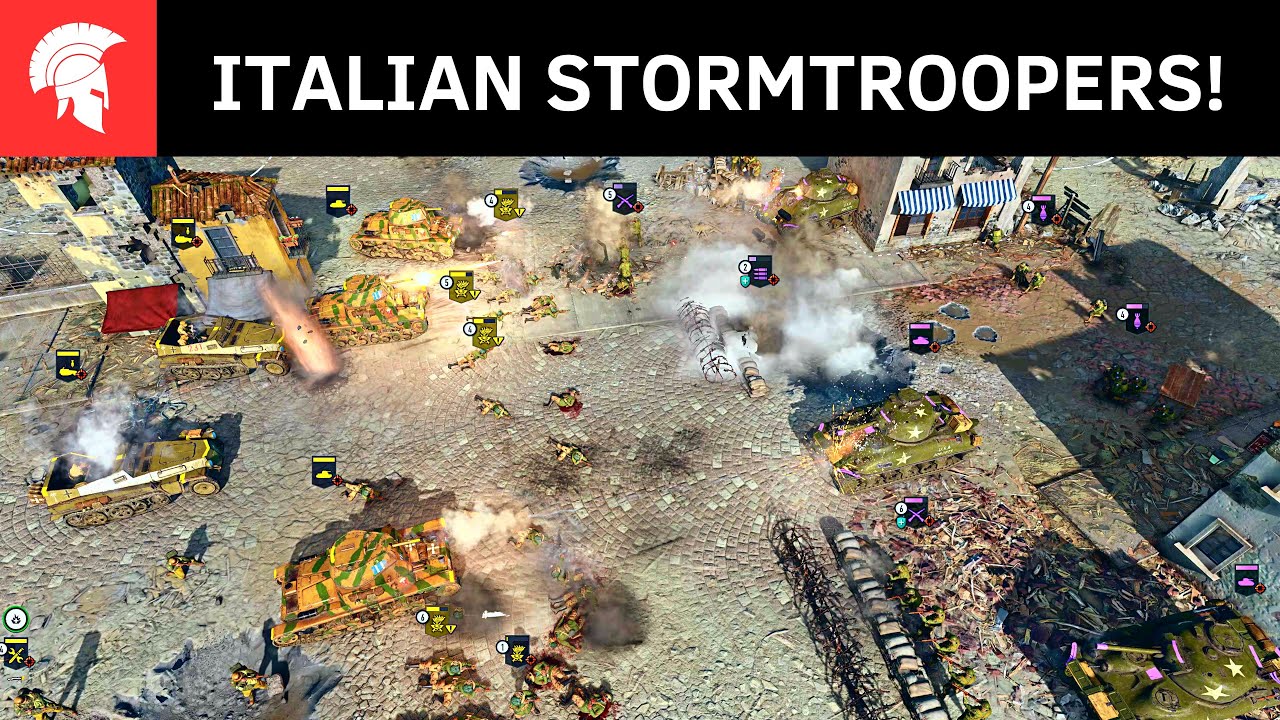 Company of Heroes 3 | ITALIAN STORMTROOPERS! | Afrikakorps Gameplay  3vs3 Multiplayer