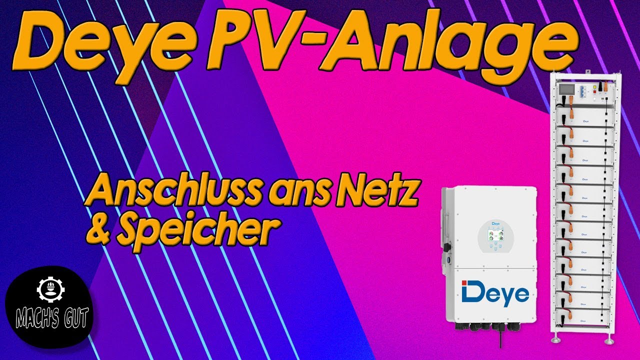 PV Anlage - Anschluss ans Netz & Speicher