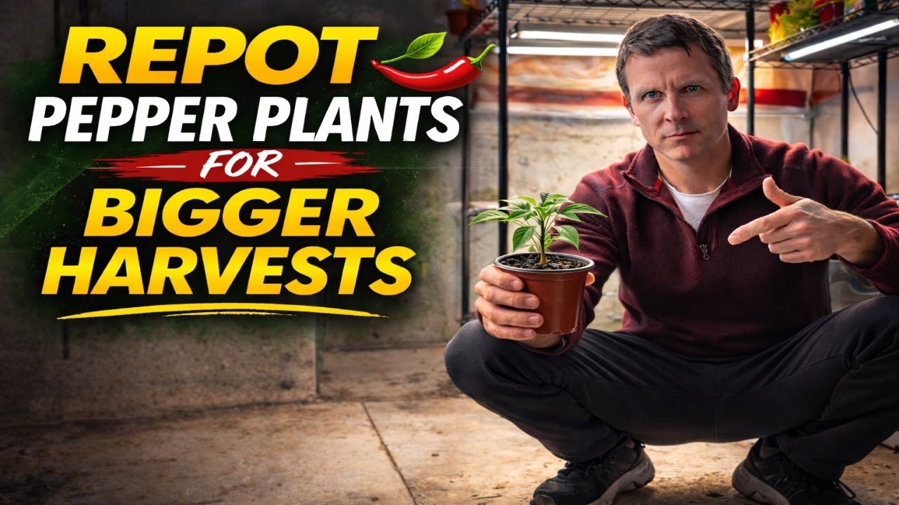 First Time Repotting Peppers? Do This!