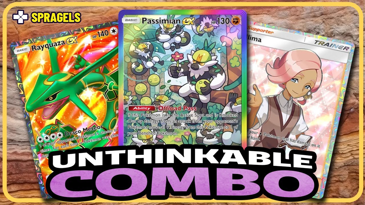Passimian EX Rayquaza Ex One TWO PUNCH!