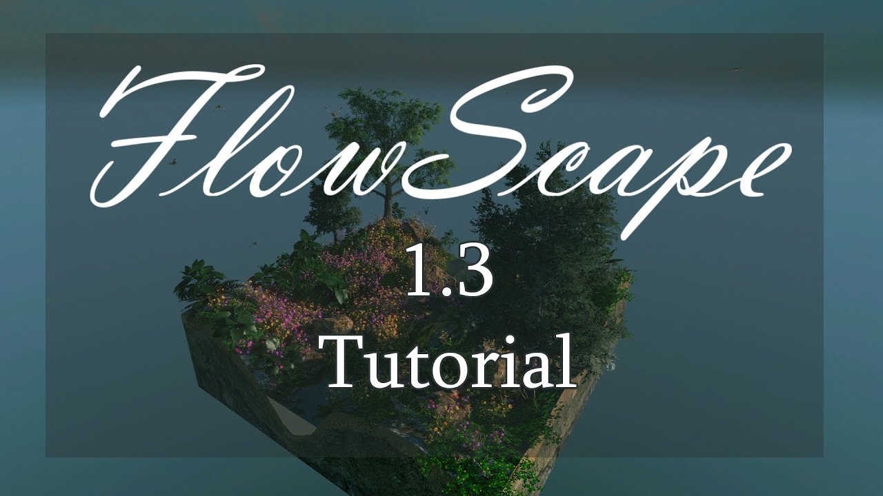 Basic Flowscape 3D Painting Tutorial -- Basic Function of all buttons in 1.3 covered
