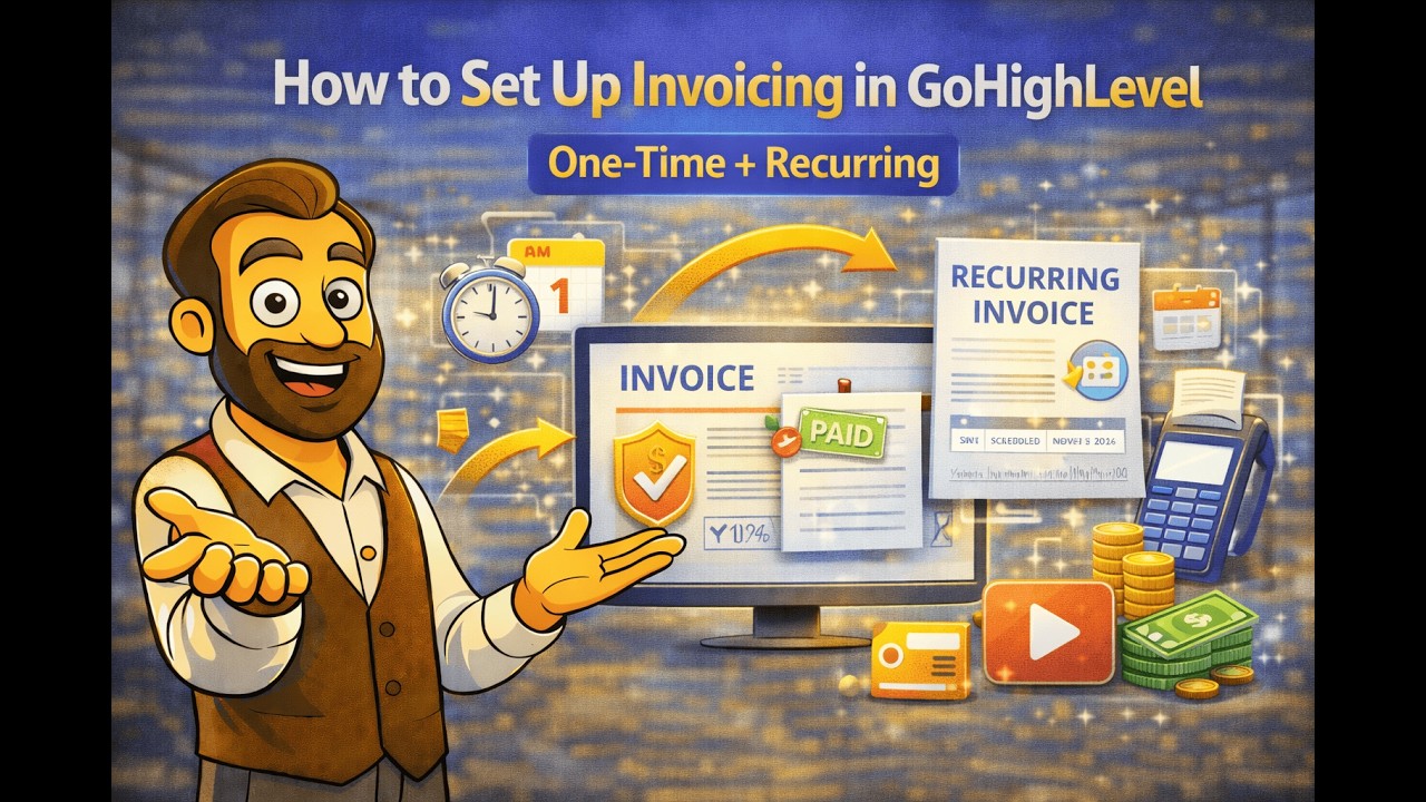 GoHighLevel Invoicing Tutorial | One-Time & Recurring Invoice Setup Complete Guide