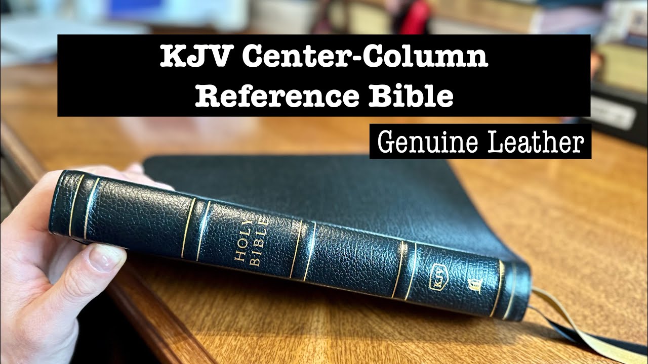 KJV Center-Column Reference Bible (Genuine Leather)