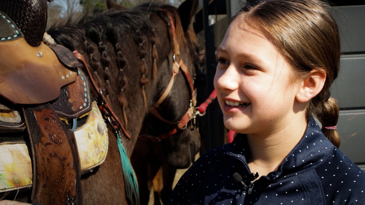 A Mississippi Girl and Her Horse