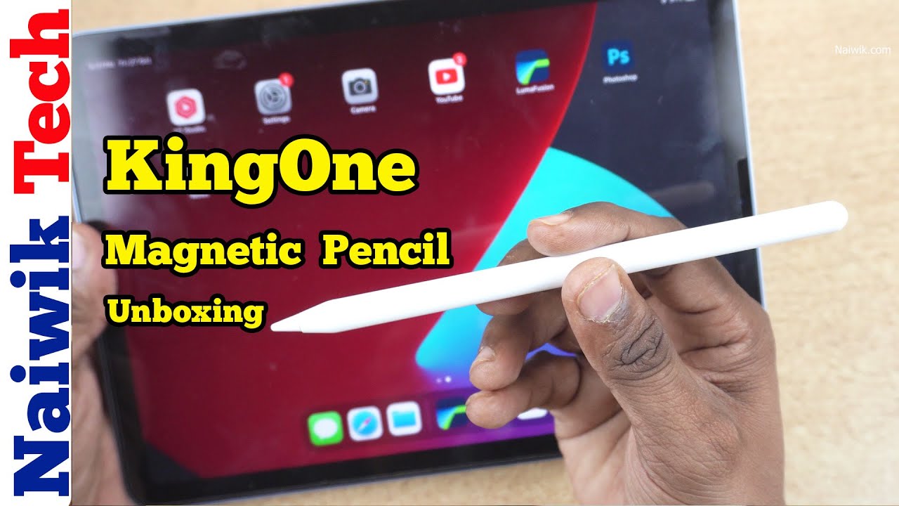 Магнитный карандаш-зарядка KINGONE (3-го поколения) для Apple iPad | Распаковка