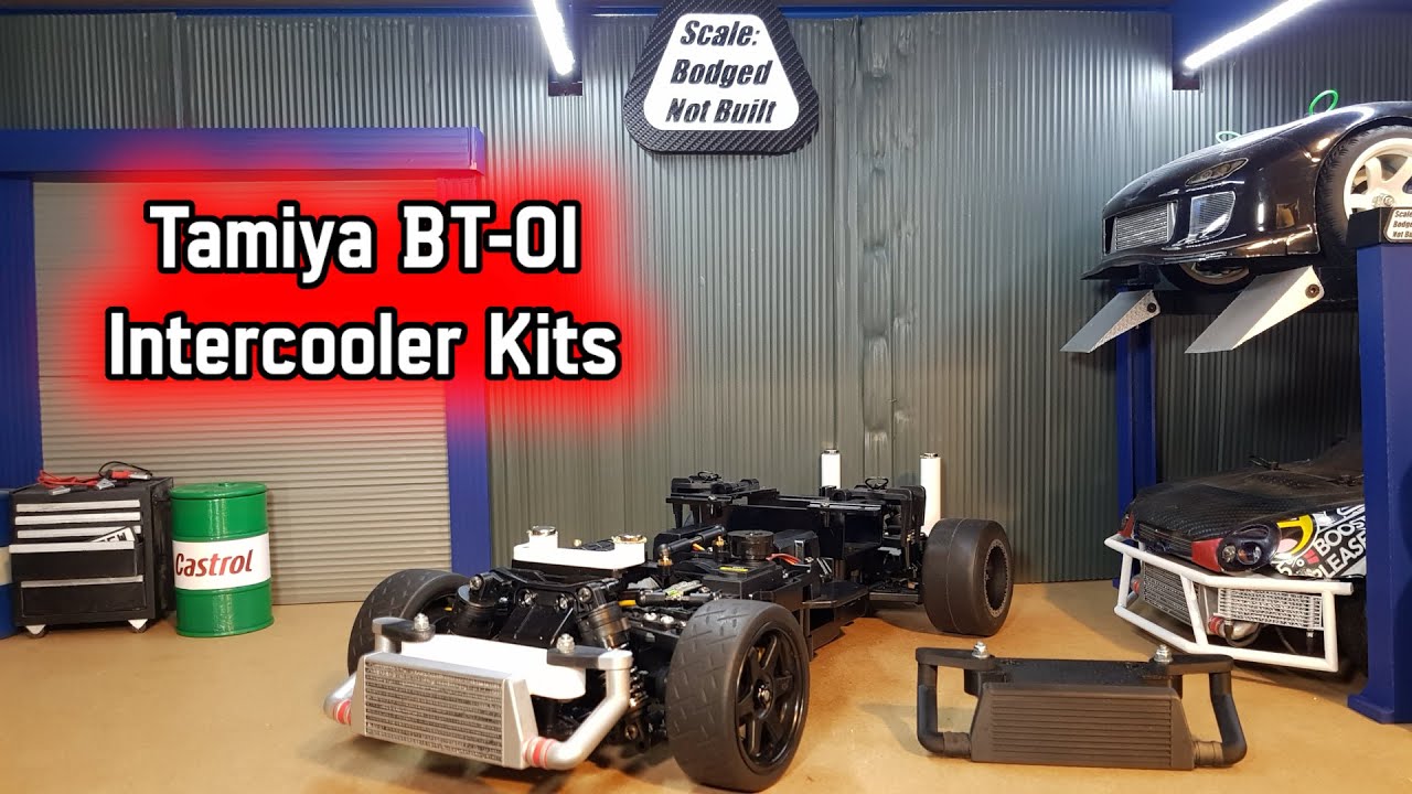How To Fit a Tamiya BT-01 Bolt on intercooler Kit