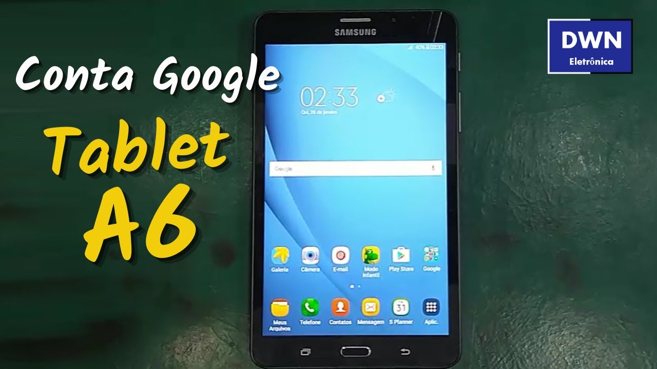 REMOVER CONTA GOOGLE SAMSUNG TABLET A6 (T280 / T285M) NOVO MÉTODO! 2022/2023