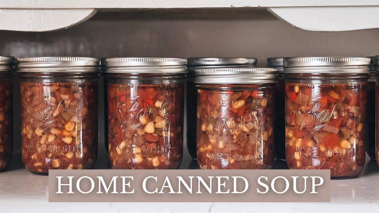 Pressure Canning Chicken Taco Soup | Home Canned Soup Recipe