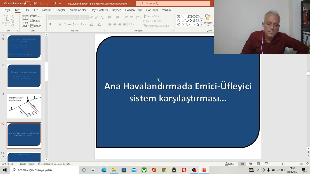 Havalandırma maden eğitim!