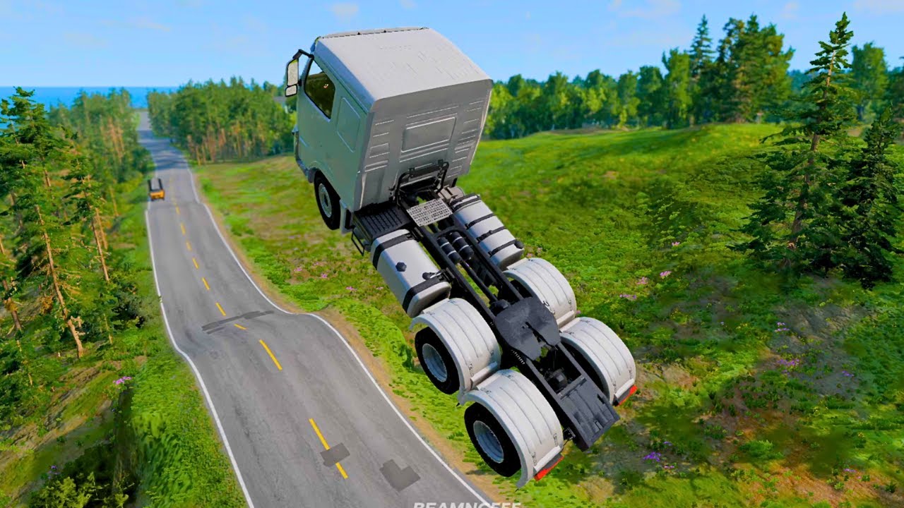 Trucks vs Wave Roads  #06  | BeamNG.drive
