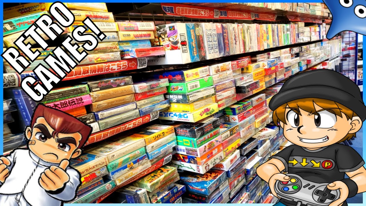 Retro Game Heaven at SURUGAYA in AKIHABARA!