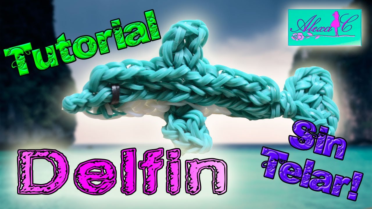 ♥ Tutorial: Delfín de gomitas (sin telar) ♥