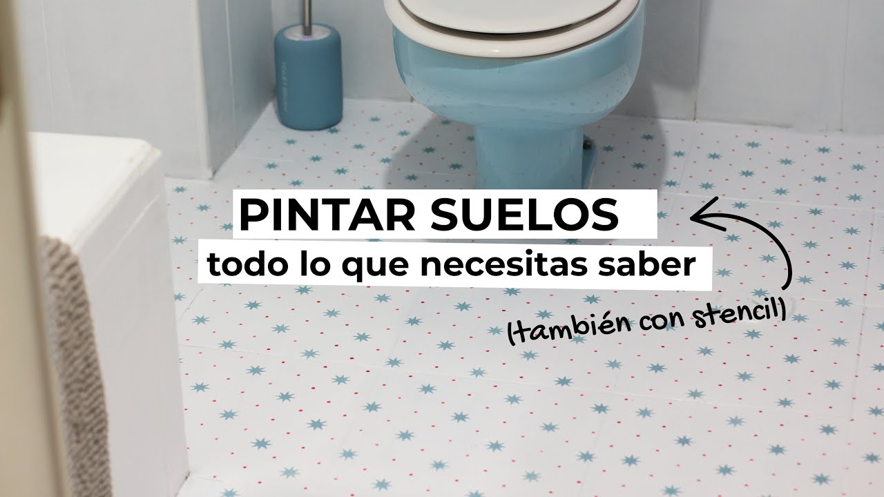 Cómo pintar suelos e incluso hacer un estampado
