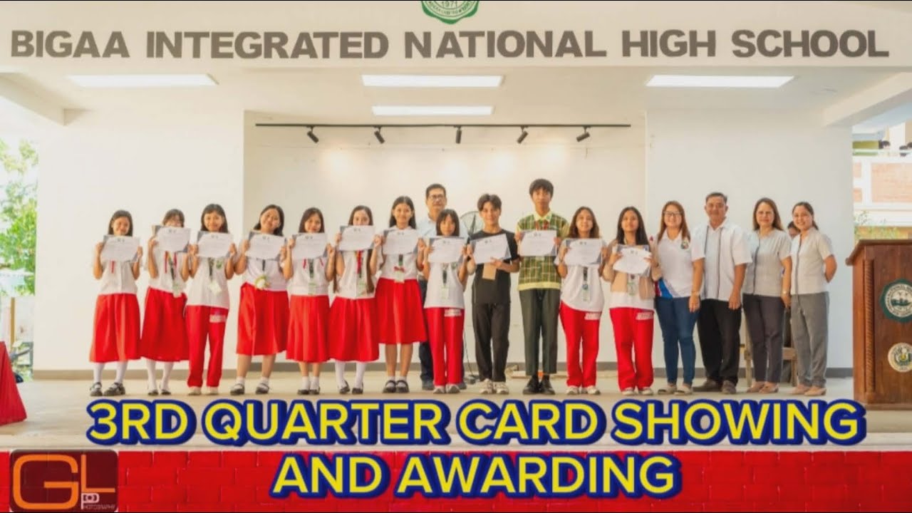 3RD QUARTER BINHS CARD SHOWING AND AWARDING GRADE 9-ACACIA