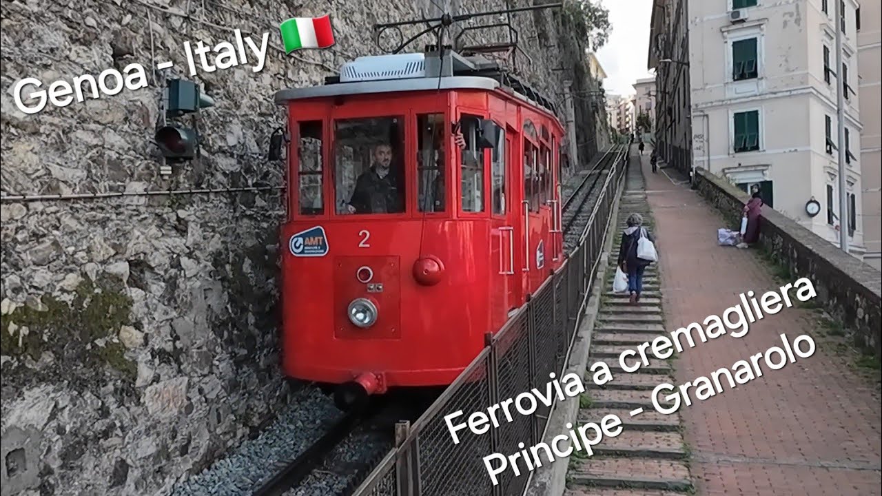 Genoa - Ferrovia a cremagliera Principe - Granarolo