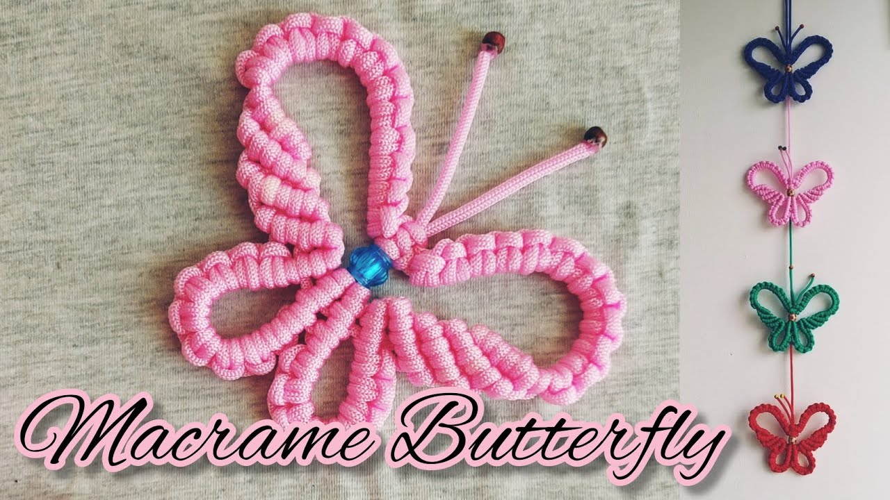 Macrame Butterfly | Macrame Butterfly Wall Hanging | Macrame Butterfly Wall Hanging Home Decor