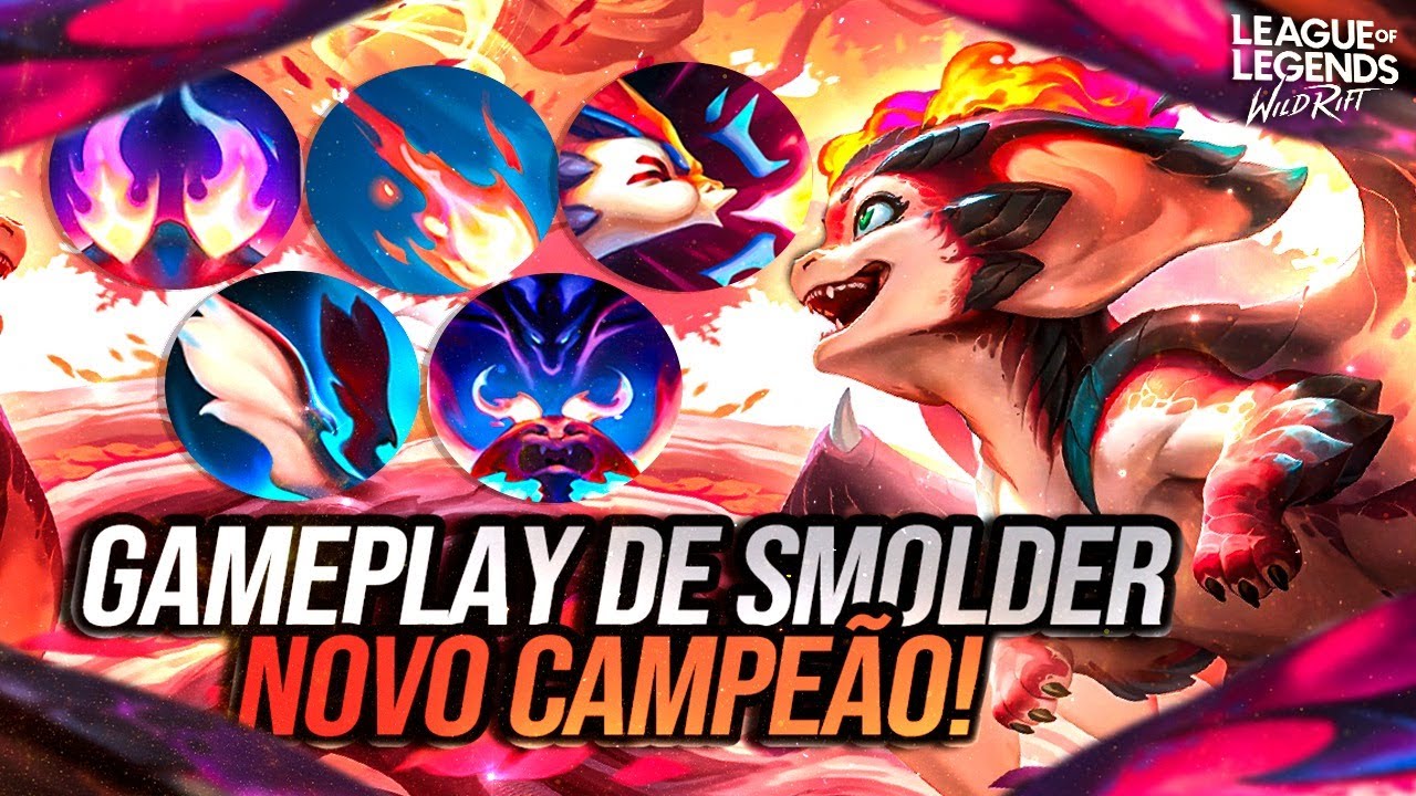 SMOLDER VAI QUEBRAR O JOGO! TESTANDO AS NOVAS MUDANÇAS DA ATUALIZAÇÃO! | LoL Wild Rift