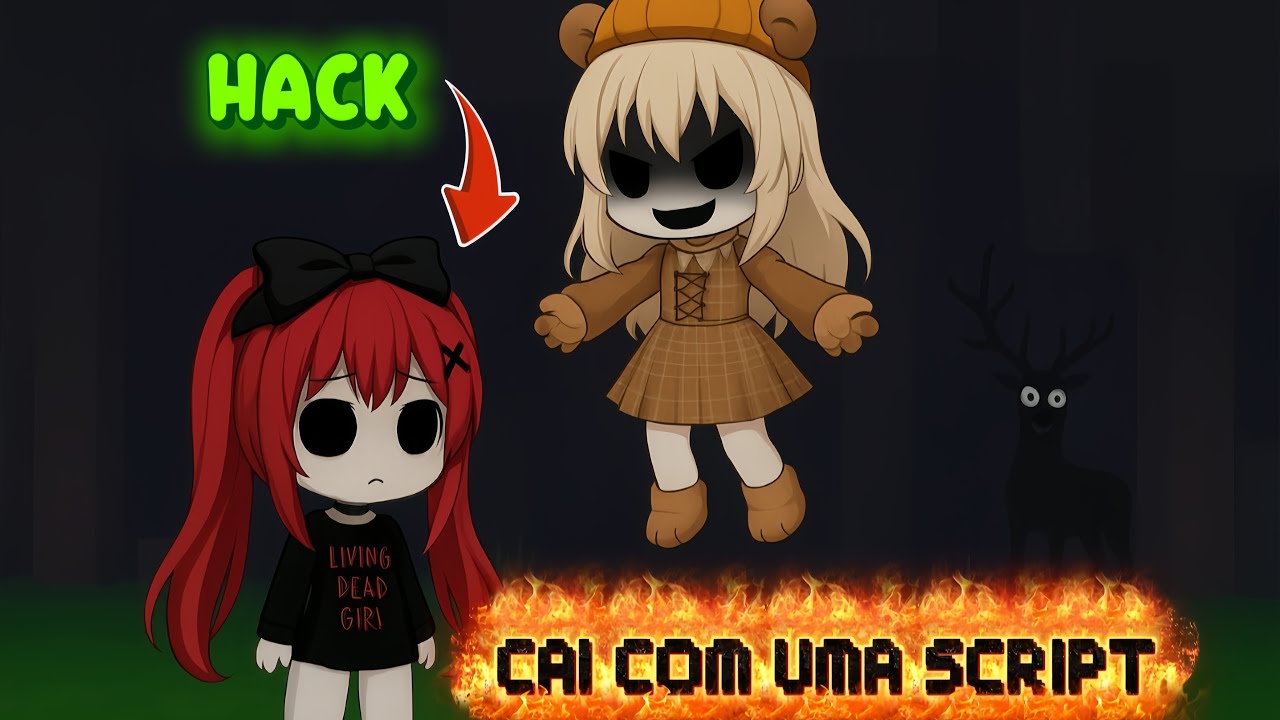 CAI COM UMA HACKER MUITO APELONA NO 99 NOITES NA FLORESTA!!!