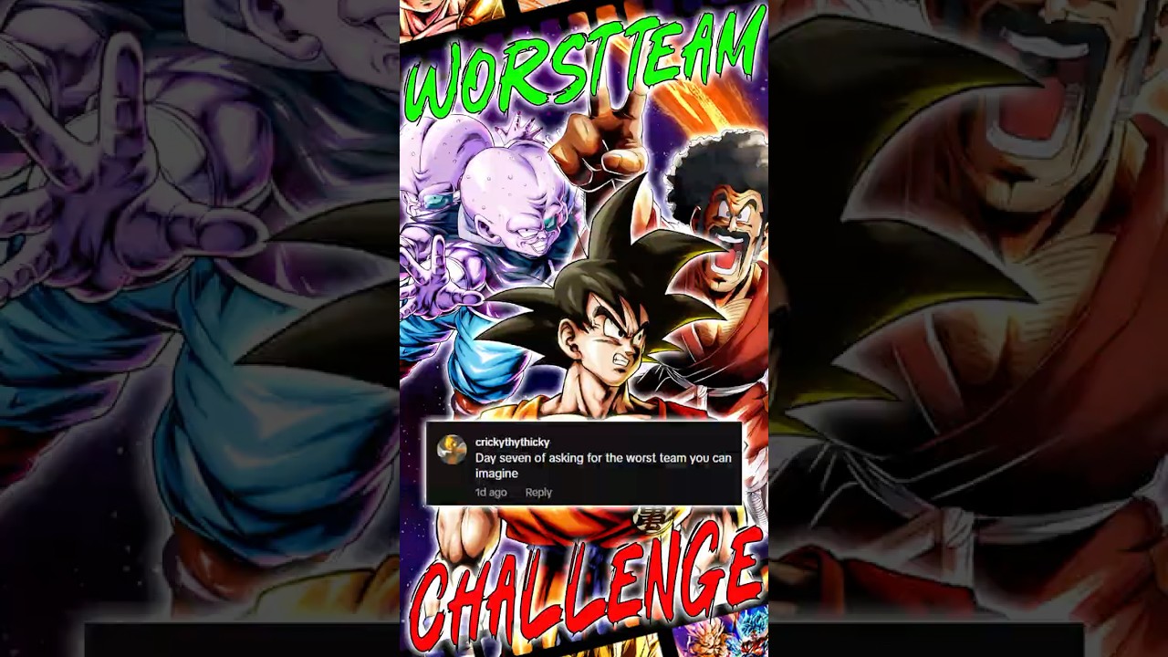 The WORST TEAM Challenge!! Hero Hercule in Dragon Ball Legends PVP