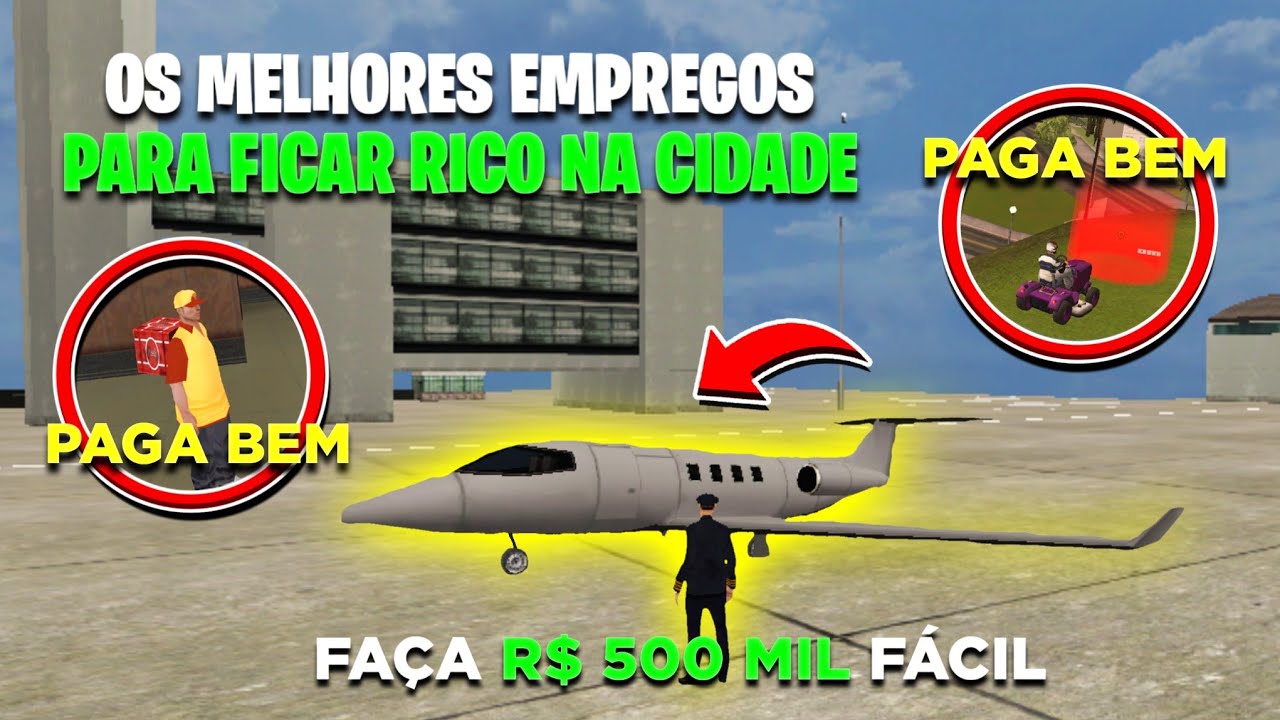 TOP 5 MELHORES EMPREGOS DO BRASIL ROLEPLAY - ( BRASIL ROLEPLAY )