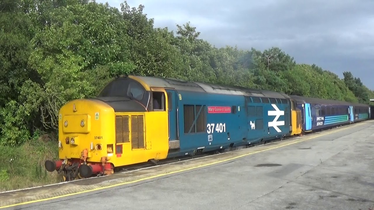 37401 Mary Queen of Scots (Thrash/Clag) - DBSO 9707 Depart Barrow-in-Furness P3 (29/08/2017)