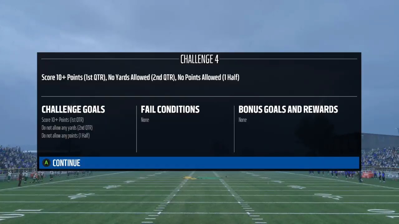 Madden 18 Ultimate Team Week 16 Heroic Boss Battle Challenge 4 Score At Least 10 Points 1st Quarter