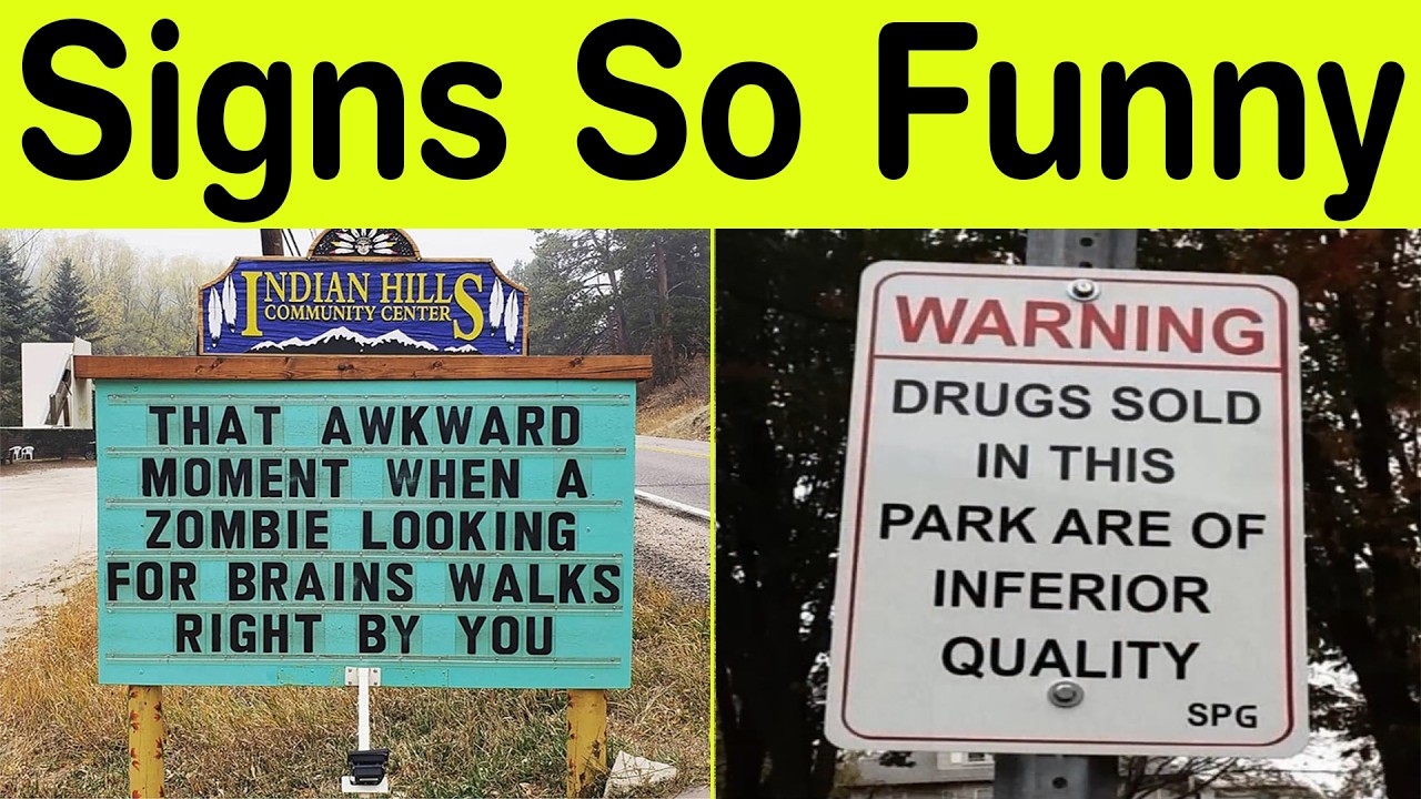 Sign So Funny It Instantly Makes Your Day Better – Guaranteed Laughs! || Happy Panda