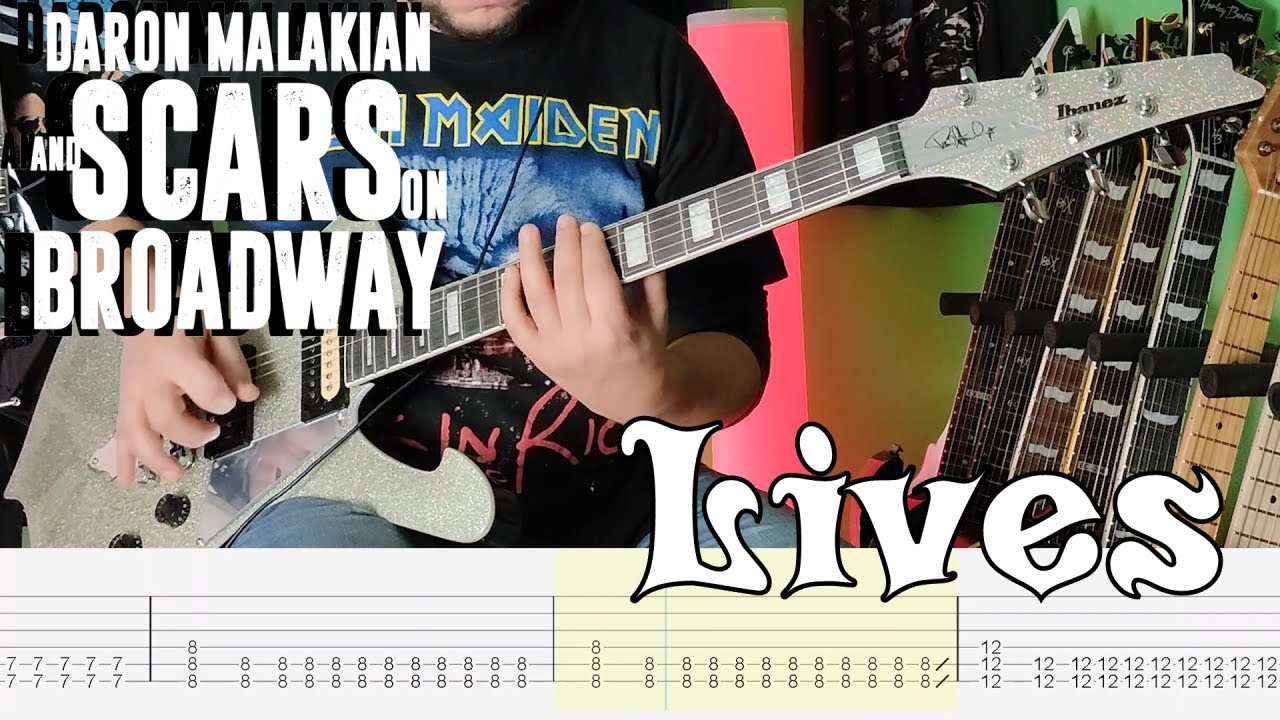 Daron Malakian and Scars on Broadway - Lives |Guitar Cover| |Tab|